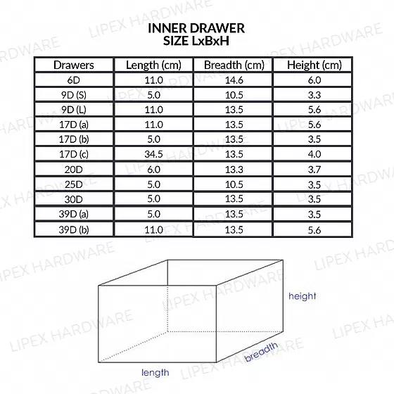KTK 39 Drawer Box