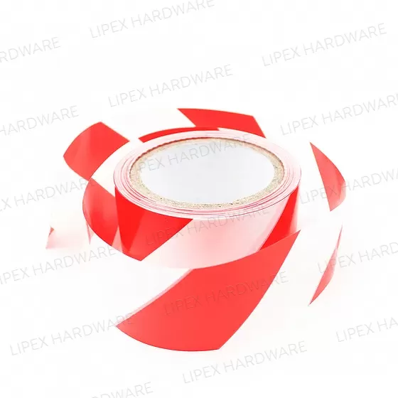 Red/White, Caution Tape, 2*40m | Lipex Hardware Pte Ltd | Singapore
