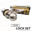 KTK Premium Cylindrical Lock Set, Solid Brass, C531 Series