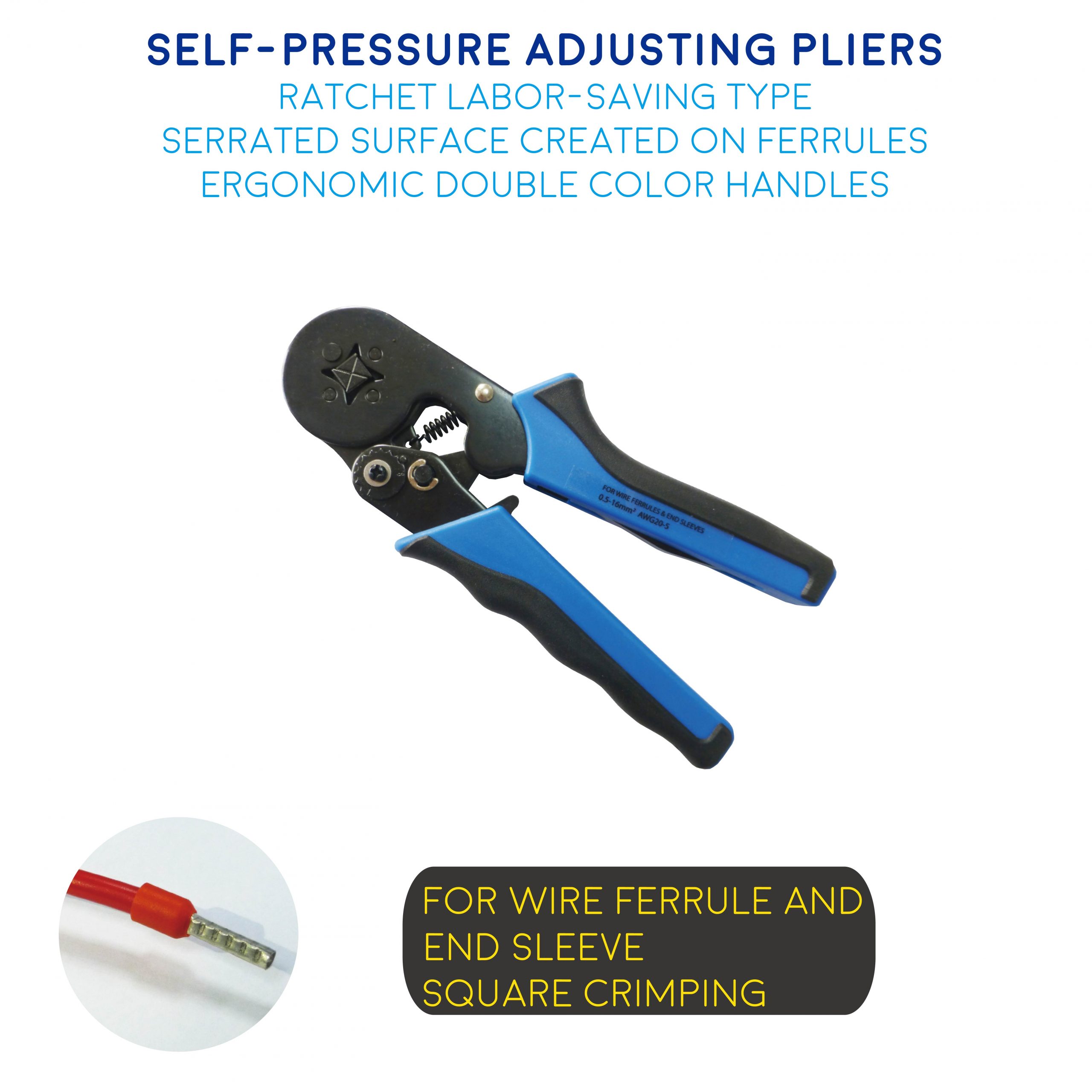OPT Hand Crimping Tool, DL-16A - Image 2